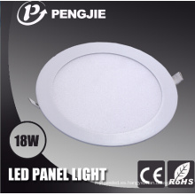 Luz LED de panel blanco de 18W para sala de estar con CE